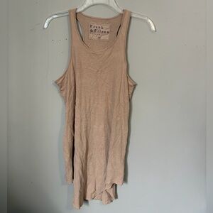 Frank & Eileen Tee Lab Layer Tank Tan Size M